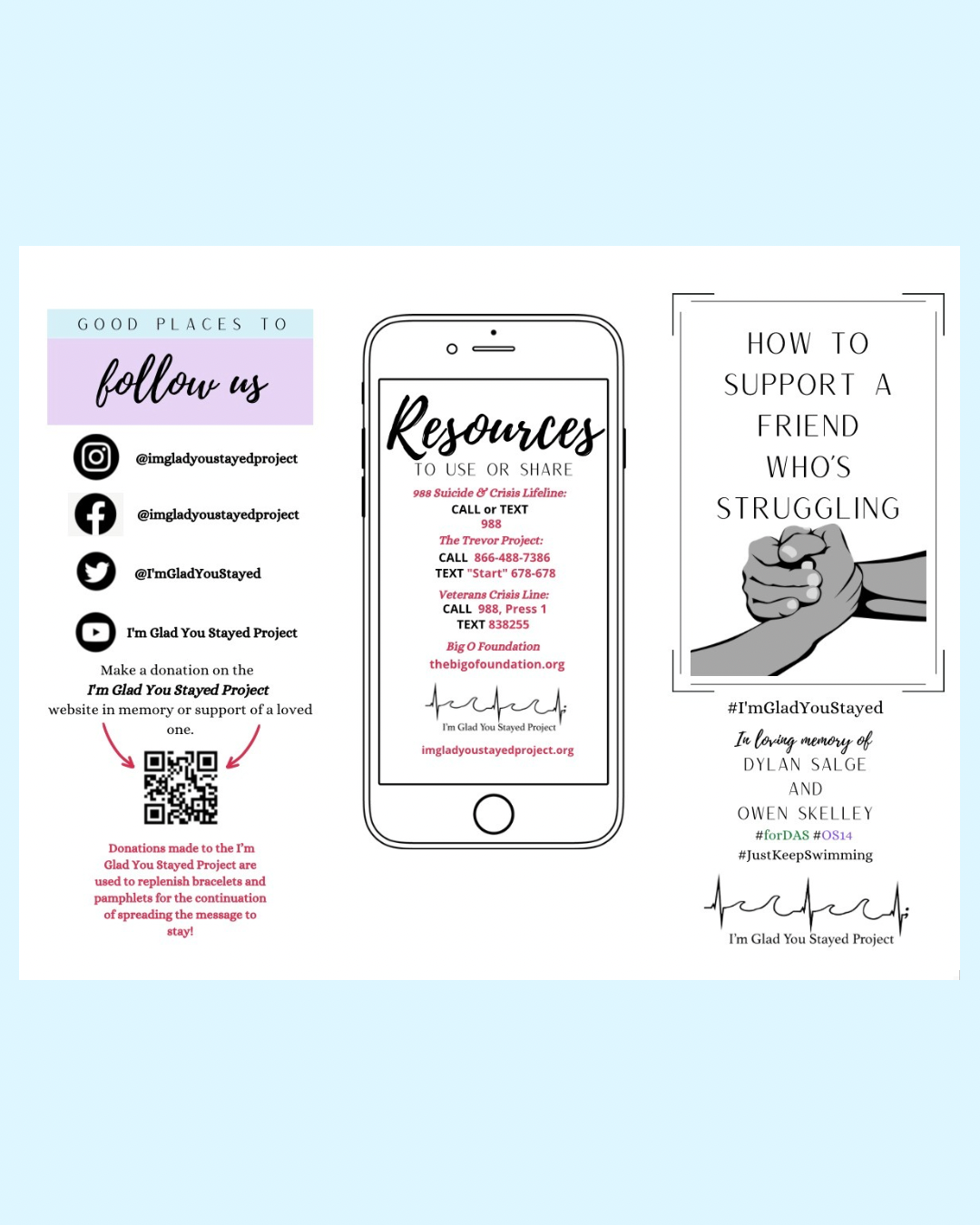 “How To Support A Friend Who’s Struggling” IGYSP Pamphlet